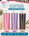 20 oz holographic stainless steel tumbler