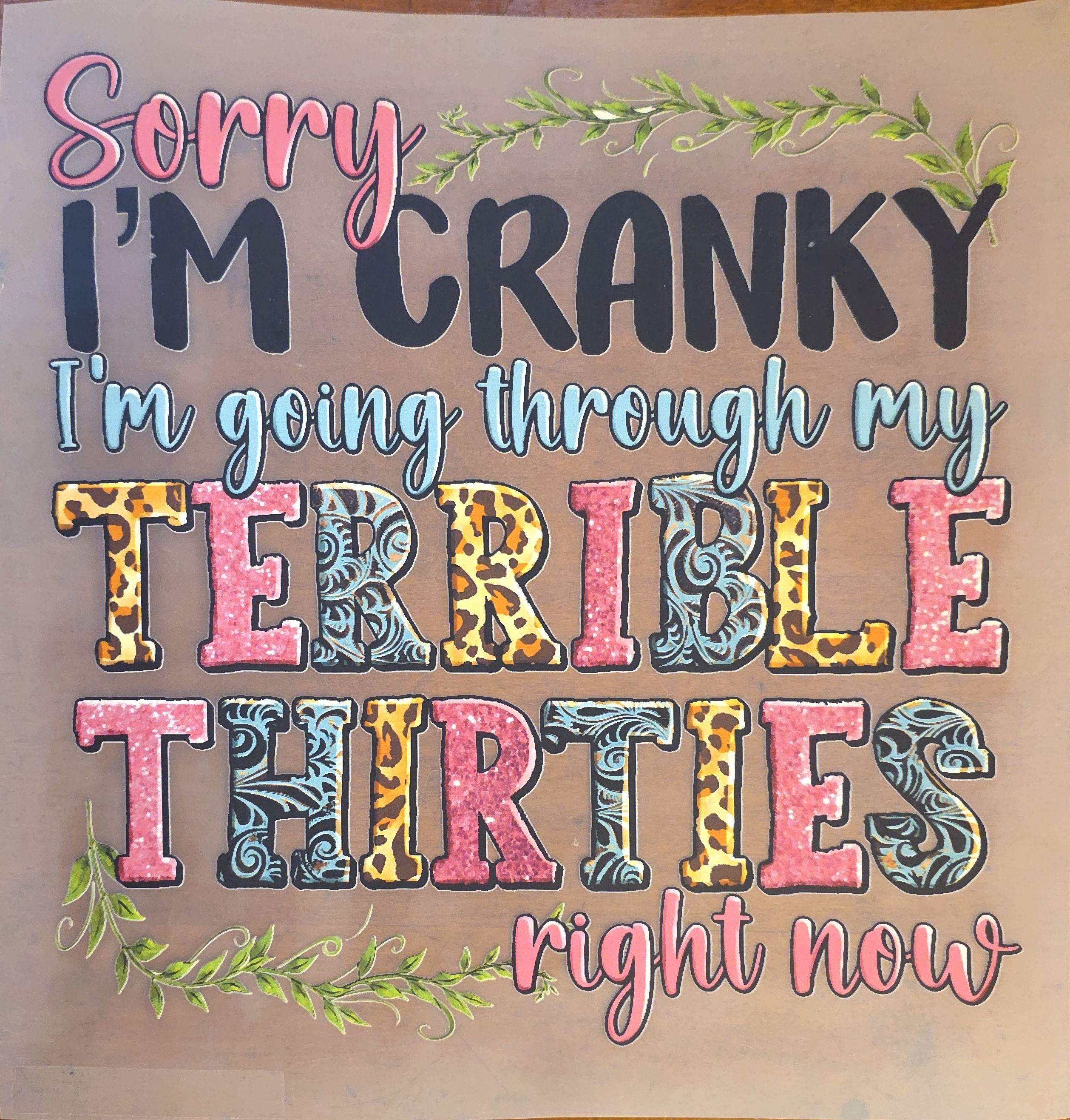 Terrible ages